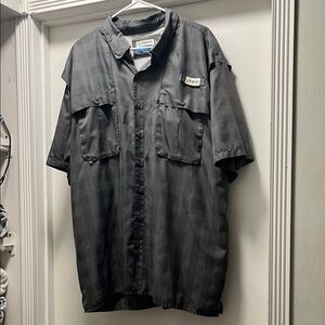 Columbia Charcoal Button-Up Shirt